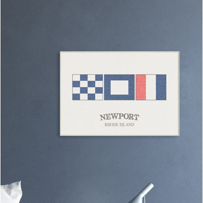 « newport rhode island nautique flags », impression