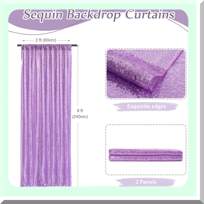 Glitter Sequin Photo Backdrop for Events
