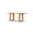 Carmel Mango Rectangular Solid Wood Top with Solid Wood Base Dining Table-118690426
