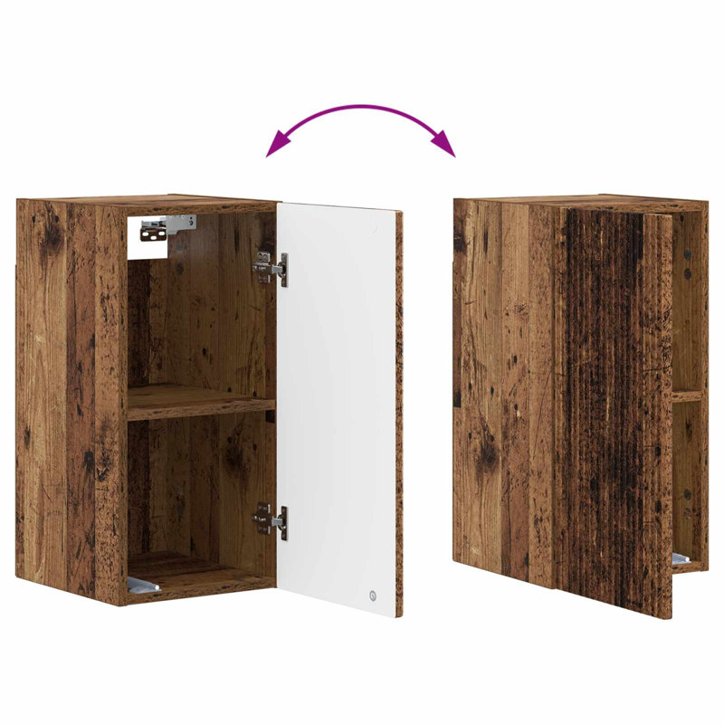 Bathroom Storage, Old Wood