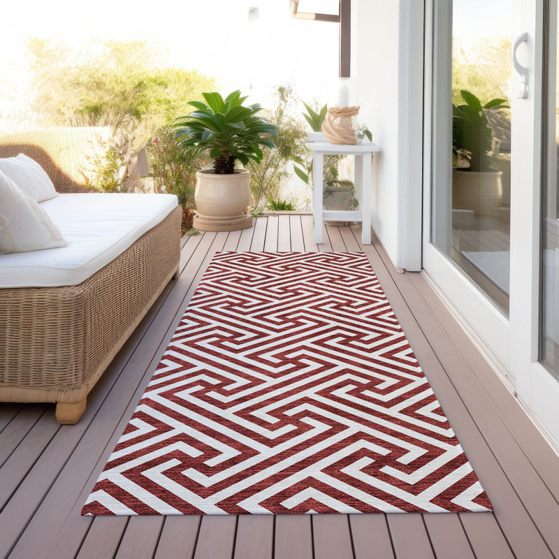 Washable Indoor / Outdoor Rug, Runner 2'3" x 7'6"