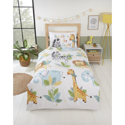 Bronstein Cotton Blend, Polyester Duvet Cover Set with Pillowcases