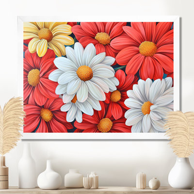 Autumn Daisy Garden Charm II - Daisies Wall Décor