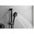 Bathroom Shower In Matte Black With Air Mixing And Valve Trim Extras-125519055