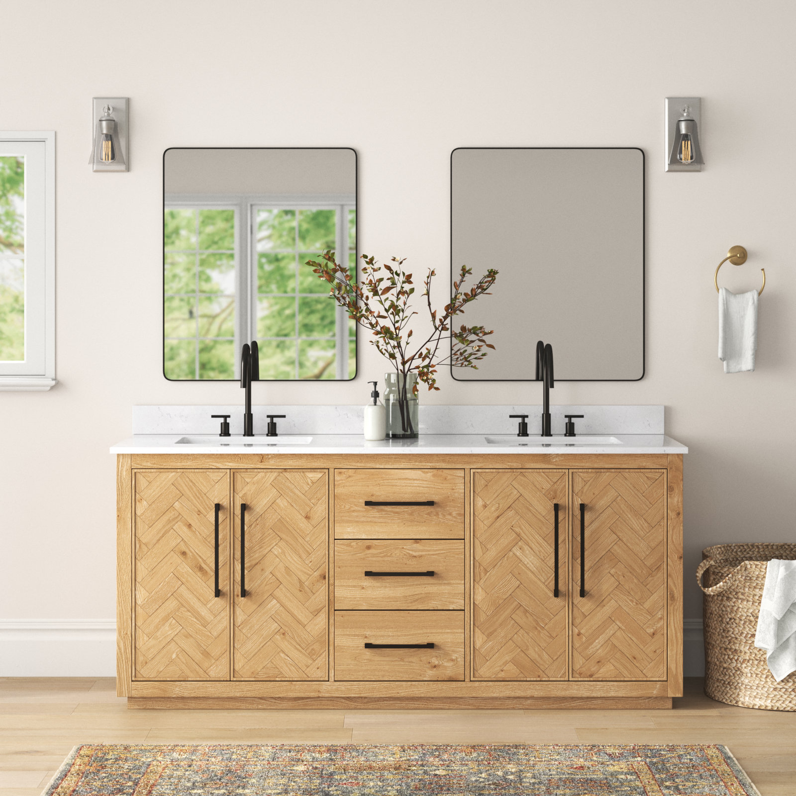 Eris 72'' Double Bathroom Vanity