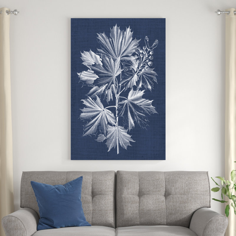 «Foliage Chintz V», peinture sur toile, H 48 po x l 32 po