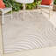 Tapis rayé beige / crème Aldrik-1457917314