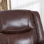 Ensemble de salon inclinable moderne en cuir véritable 2 pièces (une chaise et un canapé 3 places)-1133136748