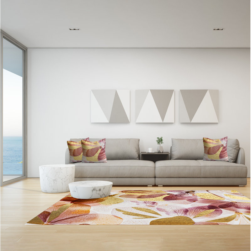 Folma Floral Area Rug, Rectangle 155 x 230cm