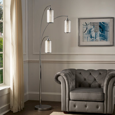 Efraín 78'' Chrome LED Tree Floor Lamp