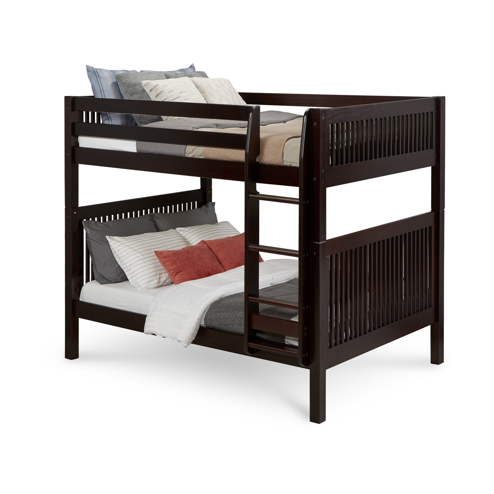 Friedemar Kids Full Over Full Bunk Bed, Cappuccino