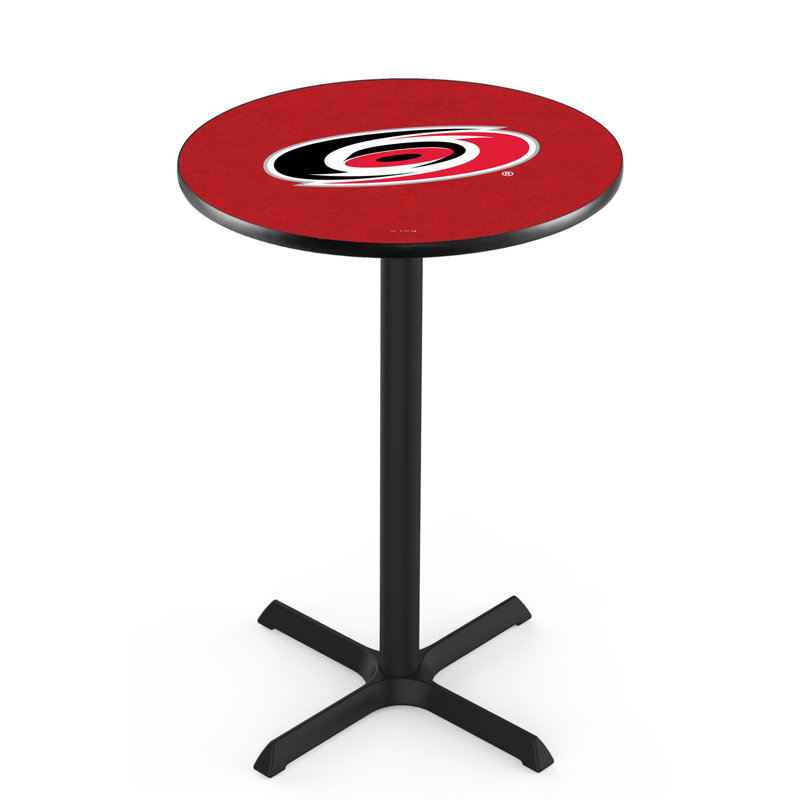 NHL Pub Table, Carolina Hurricanes, 36" H x 30" L x 30" W
