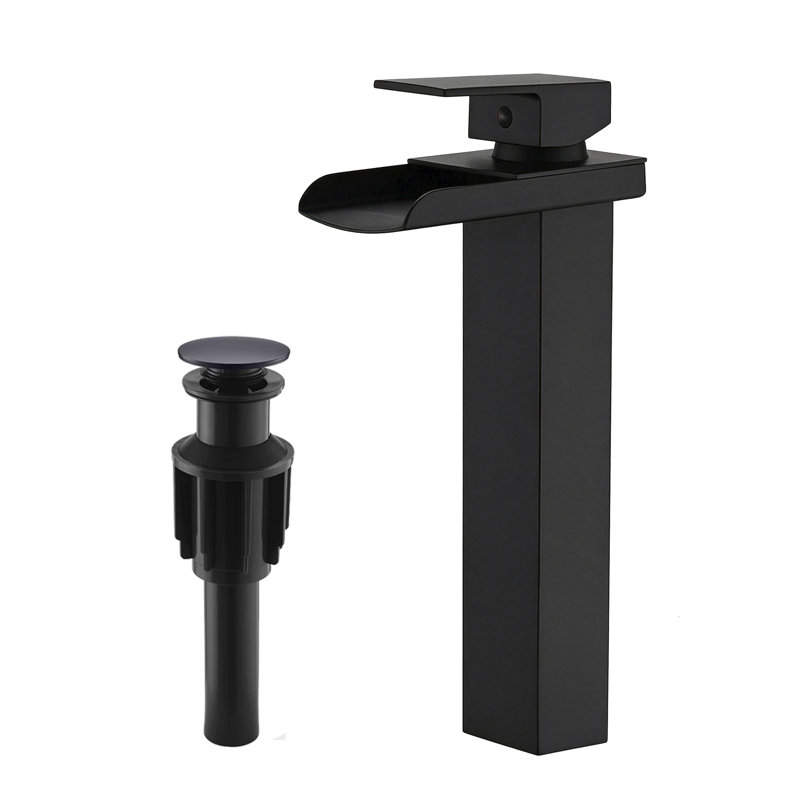 Single-handle Bathroom Faucet, Matte Black