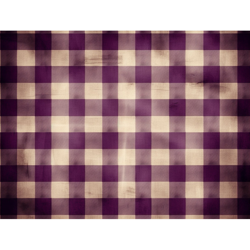 Rideau de douche Natalio Gingham, H 73 po x l 70 po