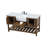 Pelaghia 60'' Single Bathroom Vanity with Marble Top-57367850