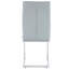 De 6 chaises de luxe, gris, pieds en métal arqués, construction gris pu, assemblage facile-1885657839-1885657838-1885657836