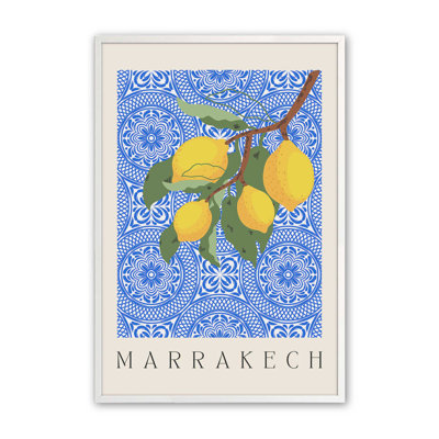 Imprimé marocain au charme de citron