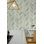 Motif aquarelle de dosseret à motif de chevrons vert sauge