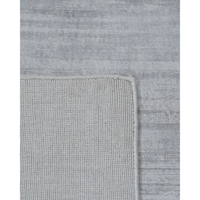 Milo Area Rug in Silver, Rectangle 5' x 8'