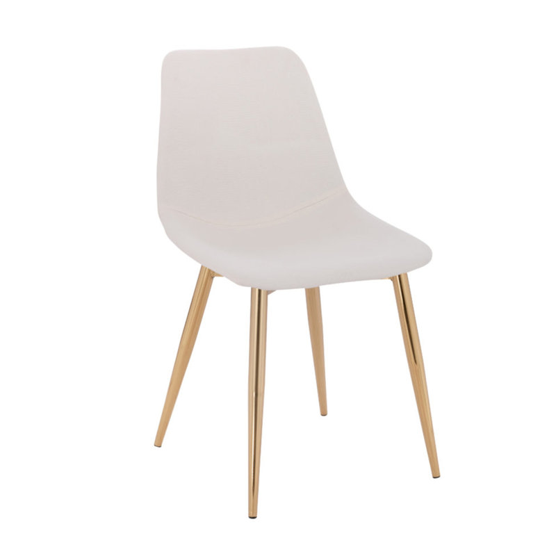 Jackstin 18'' H Upholstered Side Chair, White