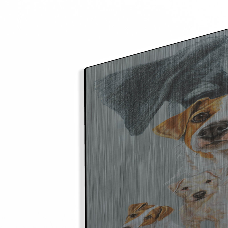 «Jack Russell and Ghost» par Barbara Keith, H 36 po x l 24 po