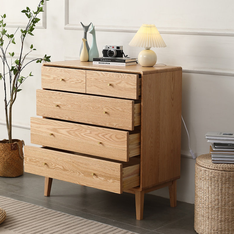 Commode d'appoint moderne en bois massif