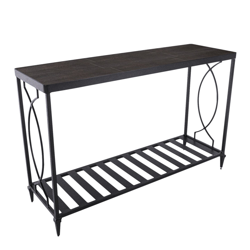 Kensington Outdoor Rectangle Buffet & Console Table, Graphite, Urban Shift