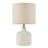 17.75 Cream White Ceramic Table Lamp-1063638405