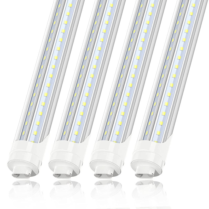 T8 8FT 72W R17D HO Base LED Light Bulbs, 6000