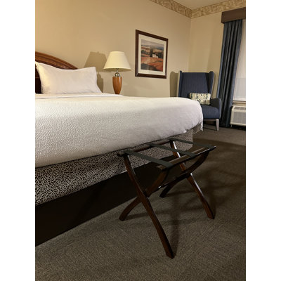 Folding Wood Luggage Rack