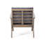Fauteuils club d'extérieur en bois d'acacia avec coussins confortables, parfaits pour le patio et le jardin (ensemble de 2)