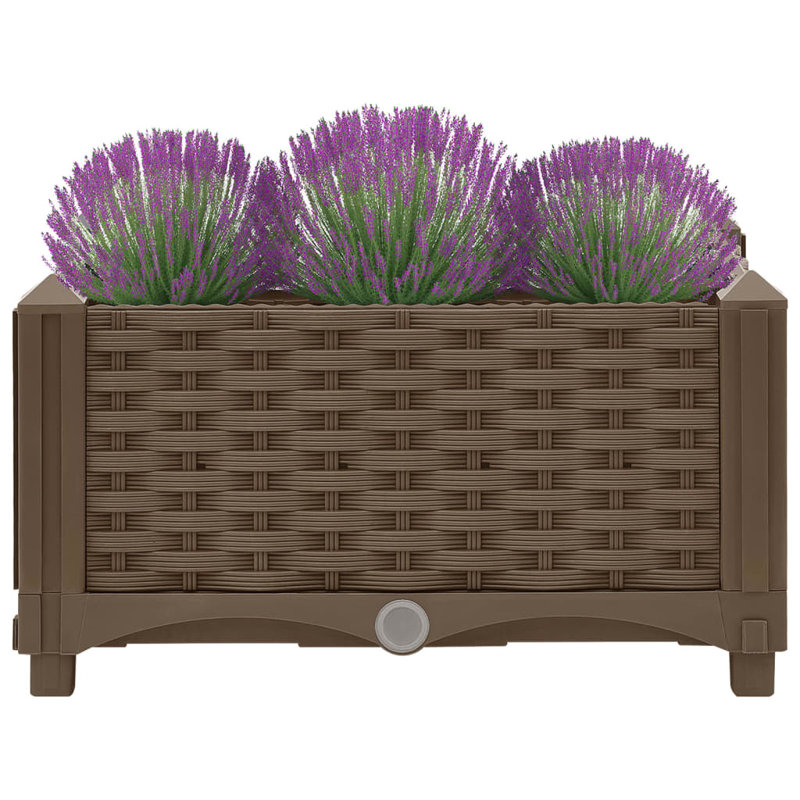 Roodhouse Raised Garden Bed, 23cm H x 40cm W x 40cm D, Brown