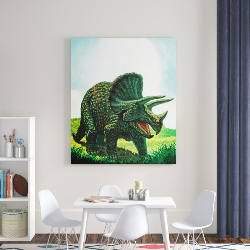Ceratopsian - Graphic Art on Canvas