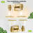 Milasia Modern Dimmable Bathroom Vanity Light With Cone Clear Glass Shade-1340002009-1335395330