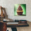 «Christmas Tree Cupcake» par Rey Klimt, art mural en verre acrylique-1638521266