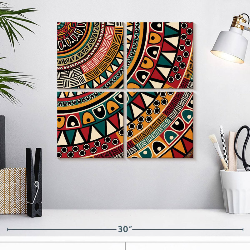 Motif africain Kerner, H 18 po x l 18 po