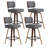 Swivel Upholstered Bar Height Stool-2023772025-2023772030