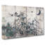 Moon & Autumn Grasses by Sakai Hoitsu - Wrapped Canvas-55362161