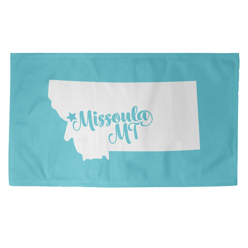 Tapis bleu area montana Missoula, Rectangle 5 pi x 7 pi