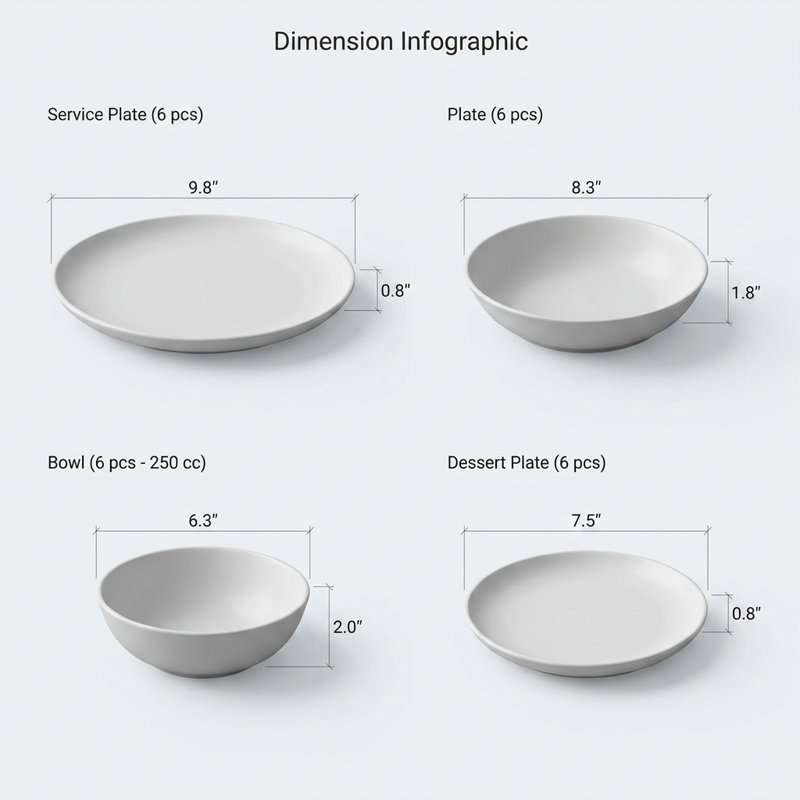 Service de table en porcelaine Florentine