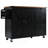 54.5" Farmhouse Kitchen Island With Power Outlet, Kitchen Storage Island  With Internal Storage Rack, Drop Leaf, Spice Rack, Rolling Kitchen Cart On Wheels, For Home, Kitchen And Dining Room-1181430186