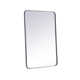Sabine Metal Rounded Rectangle Wall Mirror