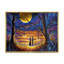 «Romantic Lovers Under Mystical Full Moon», reproduction sur toile flottante-633029856-633029858
