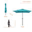 Parasol de marché carré Rinesh-1577955537