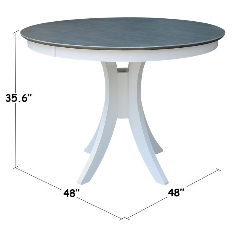 Round Solid Wood Dining Table