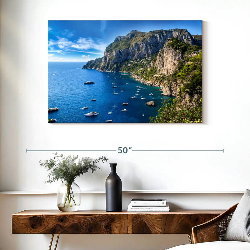 Gillard, île de Capri, H 26 po x l 39 po