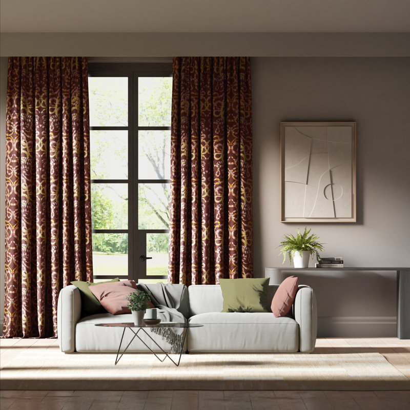 Serpenti Velvet Fabric, Brown
