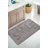 Non-Slip Bathmat, Grey, 23.6 x 39.4 Inches | 100% Polypropylene, 10 mm Total Thickness, 1300 g/m² | Machine Washable at 30°F, Vacuum Friendly | Perfect for Bathroom Safety & Comfort, Durable Design-859043588