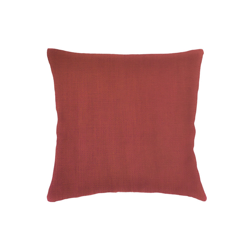 Linen Pillow Cover & Insert, Rustic Red
