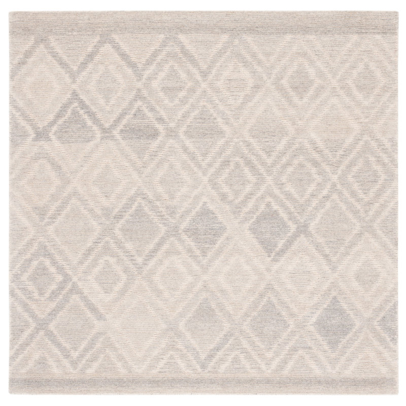 Tapis Casablanca beige / gris Casablanca, Carré 6 pi